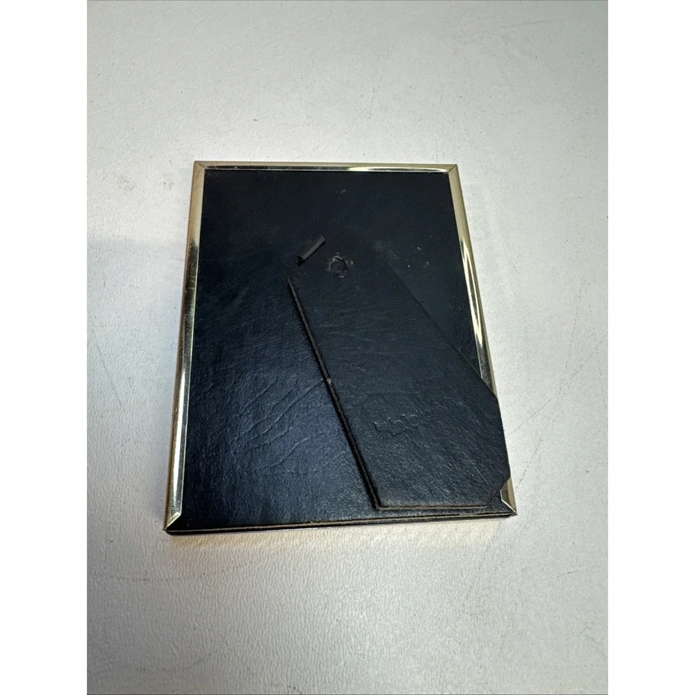 Vintage brass small picture frame